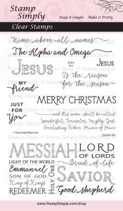 Stamp Simply Clear Stamps - Jesus