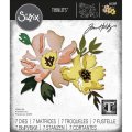 Sizzix Thinlits Dies by Tim Holtz - Brushstroke Flowers #1