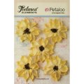 Petaloo Textured Elements Burlap Wild Sunflowers - Yellow
