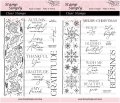 Stamp Simply Clear Stamps - Fall Winter Border Strip Bundle