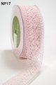 May Arts 1.5" Crochet Lace - 15 yd Spool - Pink