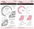 Stamp Simply Clear Stamps - Seasonal Wreaths, Fall/Winter Bundle