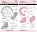 Stamp Simply Clear Stamps - Seasonal Wreaths, Spring/Summer Bundle