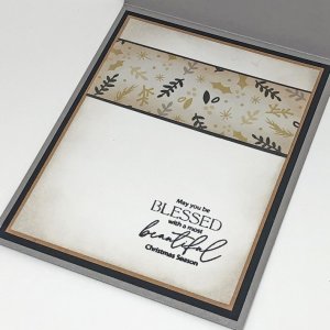 Stamp Simply Clear Stamps - Snowflake Blessings Border Strip