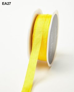 May Arts 1/2" Wrinkled Ribbon - 50 yard spool - Yellow