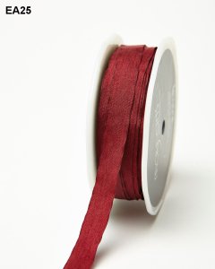 May Arts 1/2" Wrinkled Ribbon - 50 yard spool - Burgundy