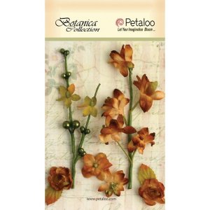 Petaloo Botanica Floral Ephemera - Brown