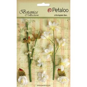 Petaloo Botanica Floral Ephemera - White