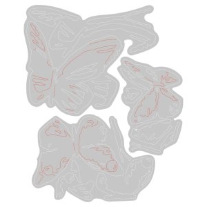 Sizzix Thinlits Dies by Tim Holtz - Brushstroke Butterflies