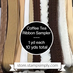 May Arts Coffee & Tea Ribbon Sampler - 10 yards