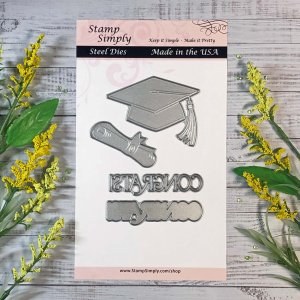 Stamp Simply Steel Dies  - Congrats Grad