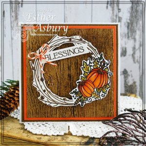 Stamp Simply Clear Stamps - Seasonal Wreaths, Fall/Winter