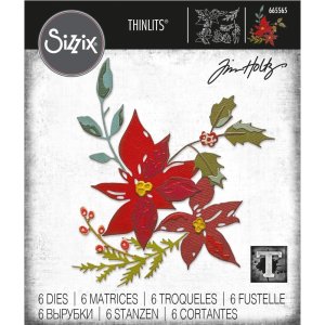 Sizzix Thinlits Dies by Tim Holtz - Festive Bouquet