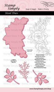Stamp Simply Steel Dies - Floral Cluster and Sprigs