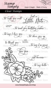 Stamp Simply Clear Stamps - Floral Cluster Bundle with Die