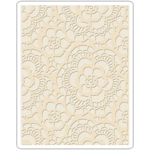 Sizzix 3D Texture Fades A2 Embossing Folder - Lace