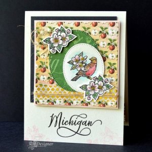 Stamp Simply Clear Stamps - Michigan Facts
