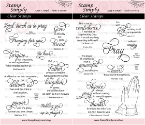 Stamp Simply Clear Stamps - Prayer Stamp Bundle
