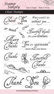 Stamp Simply Clear Stamps - Many Thanks