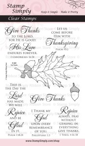 Stamp Simply Clear Stamps - Give Thanks Bundle