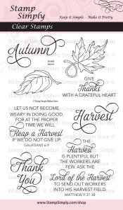 Stamp Simply Clear Stamps - Harvest
