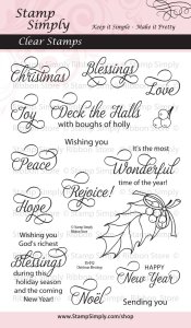 Stamp Simply Clear Stamps - Christmas Blessings Bundle