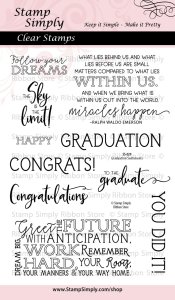 Stamp Simply Clear Stamps - Graduation Bundle