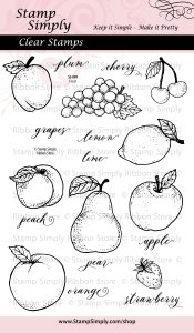 Stamp Simply Clear Stamps - Fruit