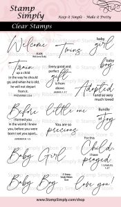 Stamp Simply Clear Stamps - Welcome Baby