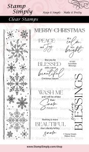 Stamp Simply Clear Stamps - Fall Winter Border Strip Bundle