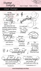 Stamp Simply Clear Stamps - Worship & Praise