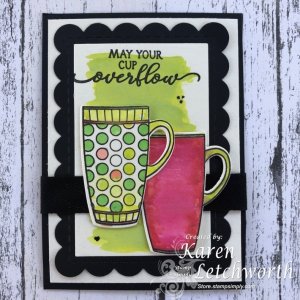 Stamp Simply Clear Stamps - Have a Cup on Us