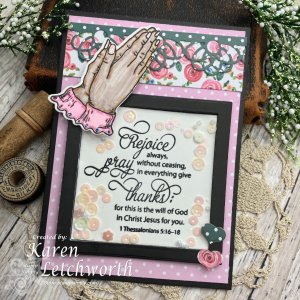 Stamp Simply Clear Stamps - Pray Without Ceasing Stamp Die Bundle