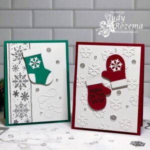 Stamp Simply Clear Stamps - Christmas Stockings & Mittens Bundle
