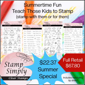Stamp Simply Clear Stamps - Stick Family Complete Bundle Quad Summer Special