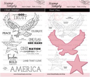 Stamp Simply Clear Stamps - The American Eagle Bundle