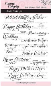 Stamp Simply Clear Stamps - All Occasion Sentiments Set Bundle