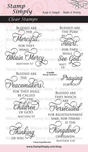 Stamp Simply Clear Stamps - Blessings/Beatitudes Bundle