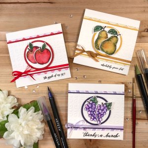 Stamp Simply Clear Stamps - Fruit Sentiments