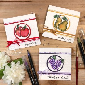 Stamp Simply Clear Stamps - Fruit Trio Bundle