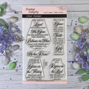 Stamp Simply Clear Stamps - He Has Risen