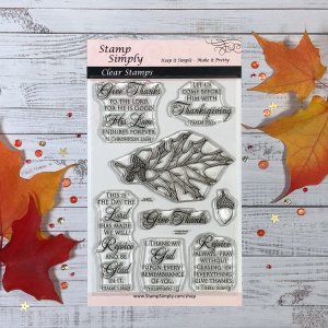 Stamp Simply Clear Stamps - Give Thanks