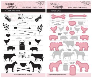Stamp Simply Clear Stamps - Farmhouse Signage Bundle