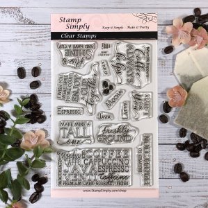 Stamp Simply Clear Stamps - A Cup of Java (Coffee)