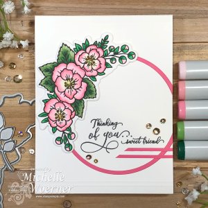 Stamp Simply Clear Stamps - Floral Cluster Summer Roses