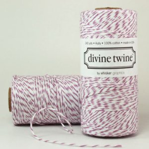 Divine Twine Baker's Twine - 240 Yard Spool -Plum