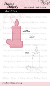 Stamp Simply Steel Dies - Christmas Peace Candle