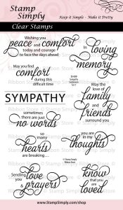 Stamp Simply Clear Stamps - Sympathy Trio Bundle