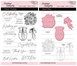 Stamp Simply Clear Stamps - Wedding & Anniversary Wishes Bundle