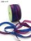 May Arts 1/4" Variegated Silk - 54 yard spools - Blue/Purple